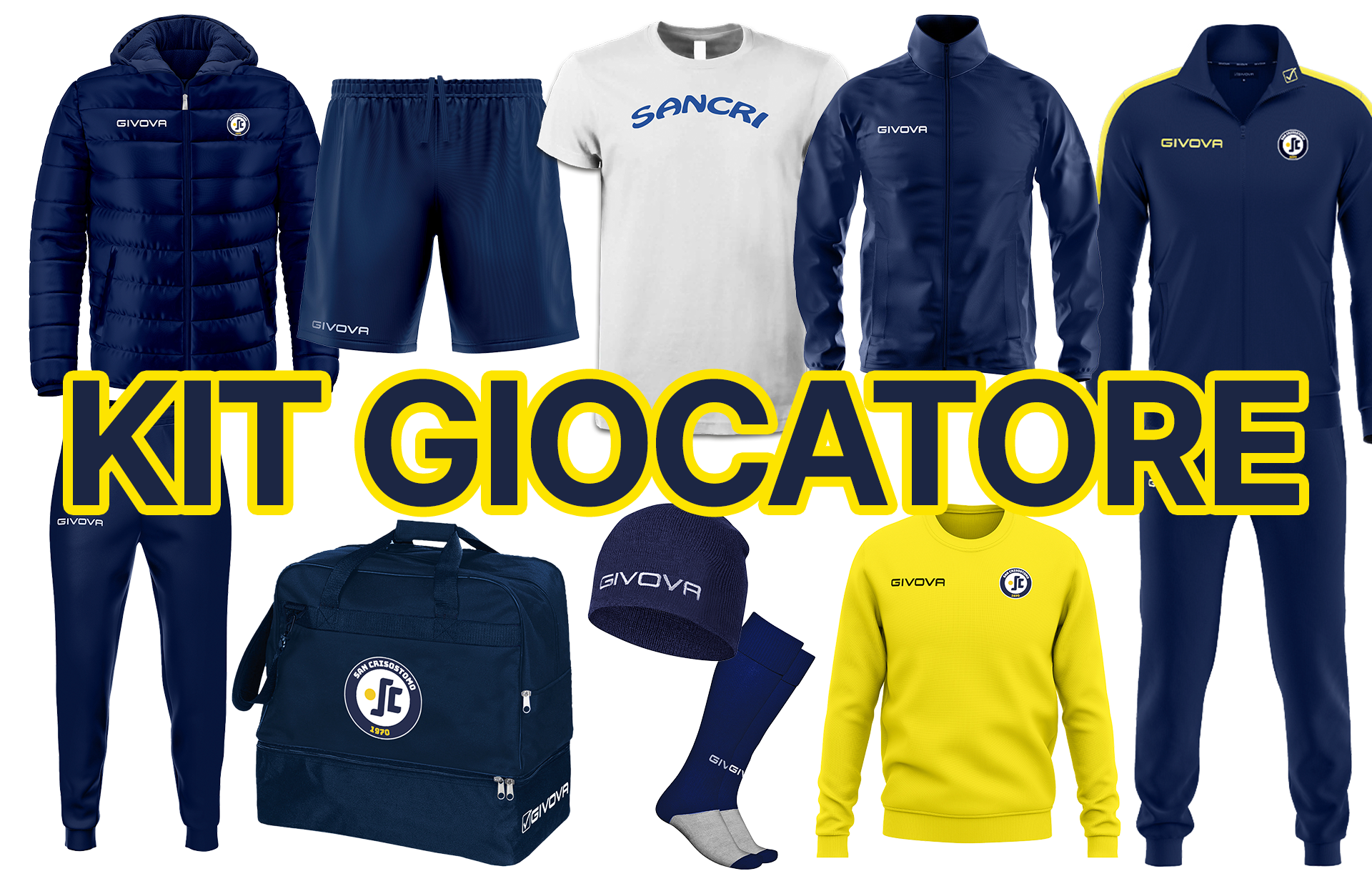 Kit Completo Giocatore SAN CRISOSTOMO 2025/2026