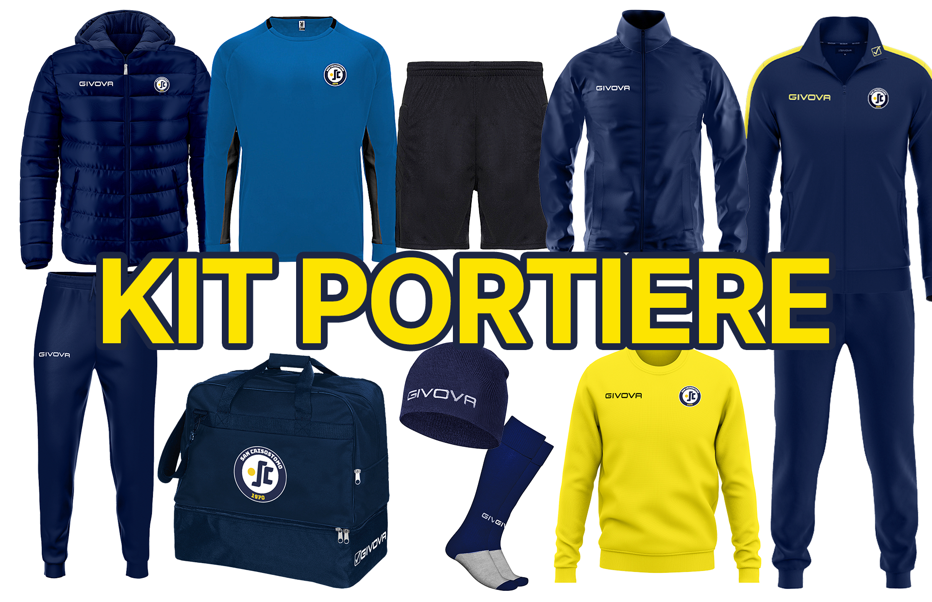 Kit Completo Portiere SAN CRISOSTOMO 2025/2026
