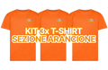 Kit 3x T-Shirt (Sezione Arancione) - SCUOLA CORNELIO