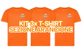 Kit 3x T-Shirt (Sezione Arancione) - SCUOLA SAN MARTINO