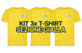 Kit 3x T-Shirt (Sezione Gialla) - SCUOLA SAN MARTINO