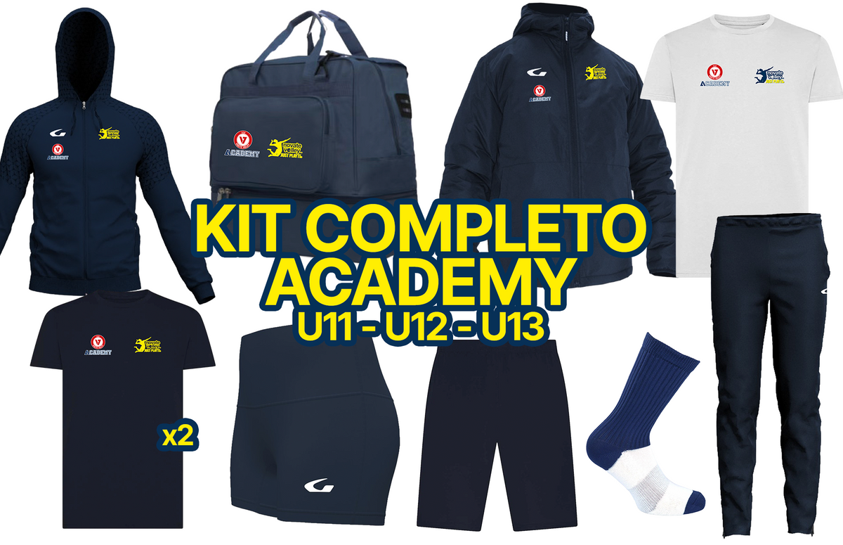 Kit Completo ACADEMY U11-U12-U13 NOVATE VOLLEY