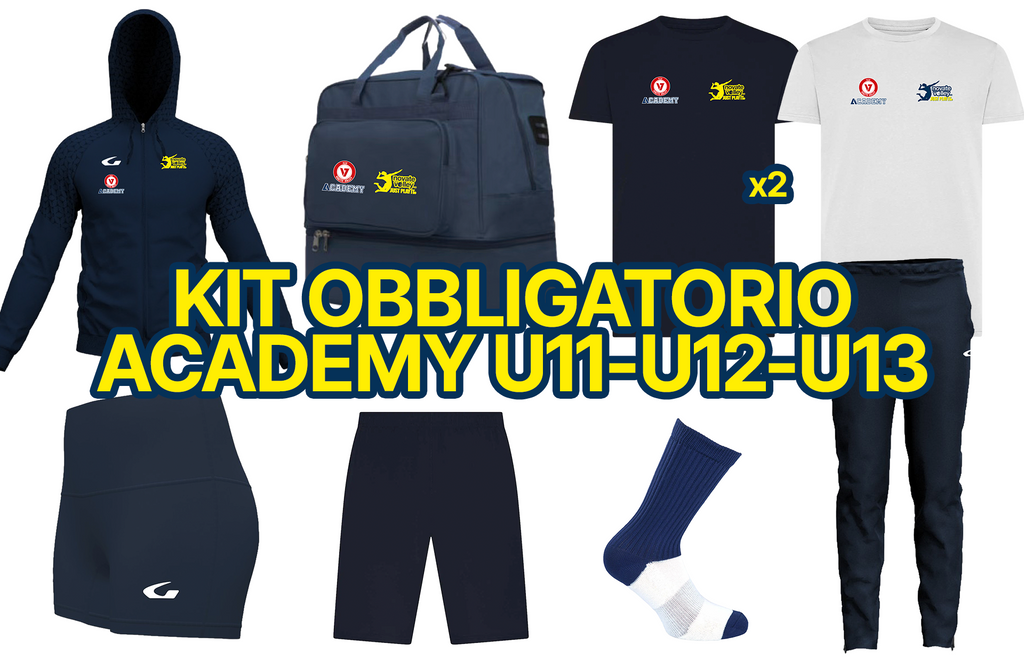 Kit Obbligatorio ACADEMY U11-U12-U13 NOVATE VOLLEY