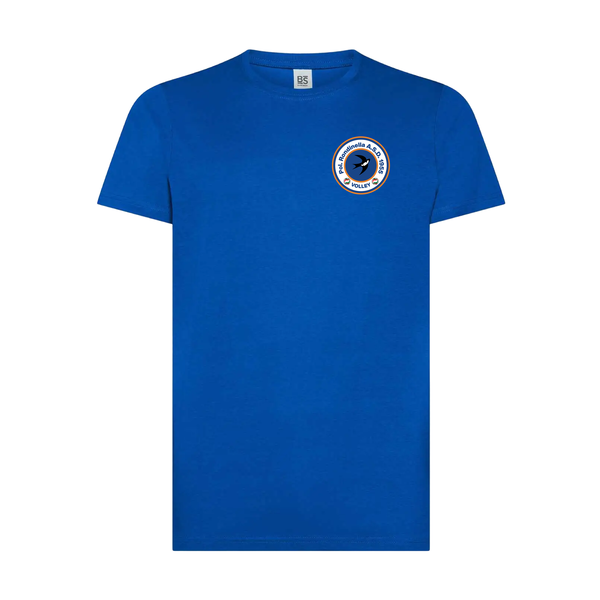 T-Shirt Allenamento Cotone Blu RONDINELLA VOLLEY
