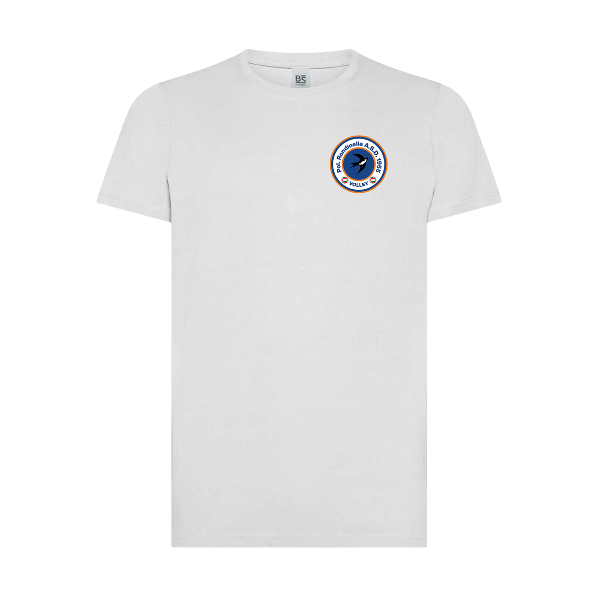 T-Shirt Allenamento Cotone Bianca RONDINELLA VOLLEY
