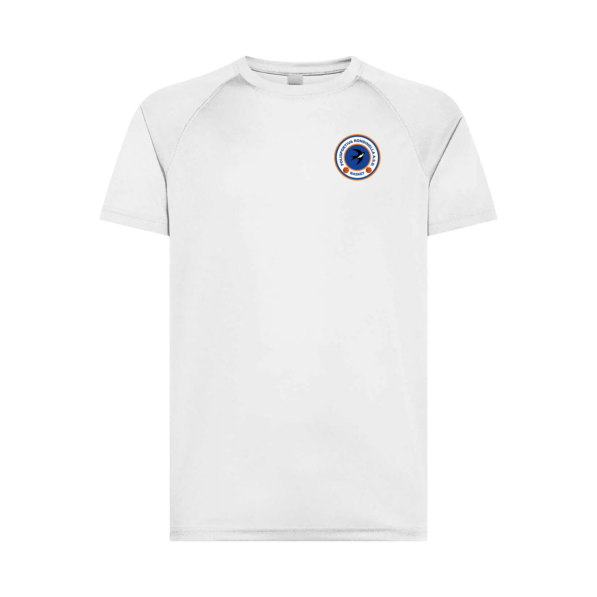 T-Shirt Allenamento Tecnica Bianca RONDINELLA BASKET